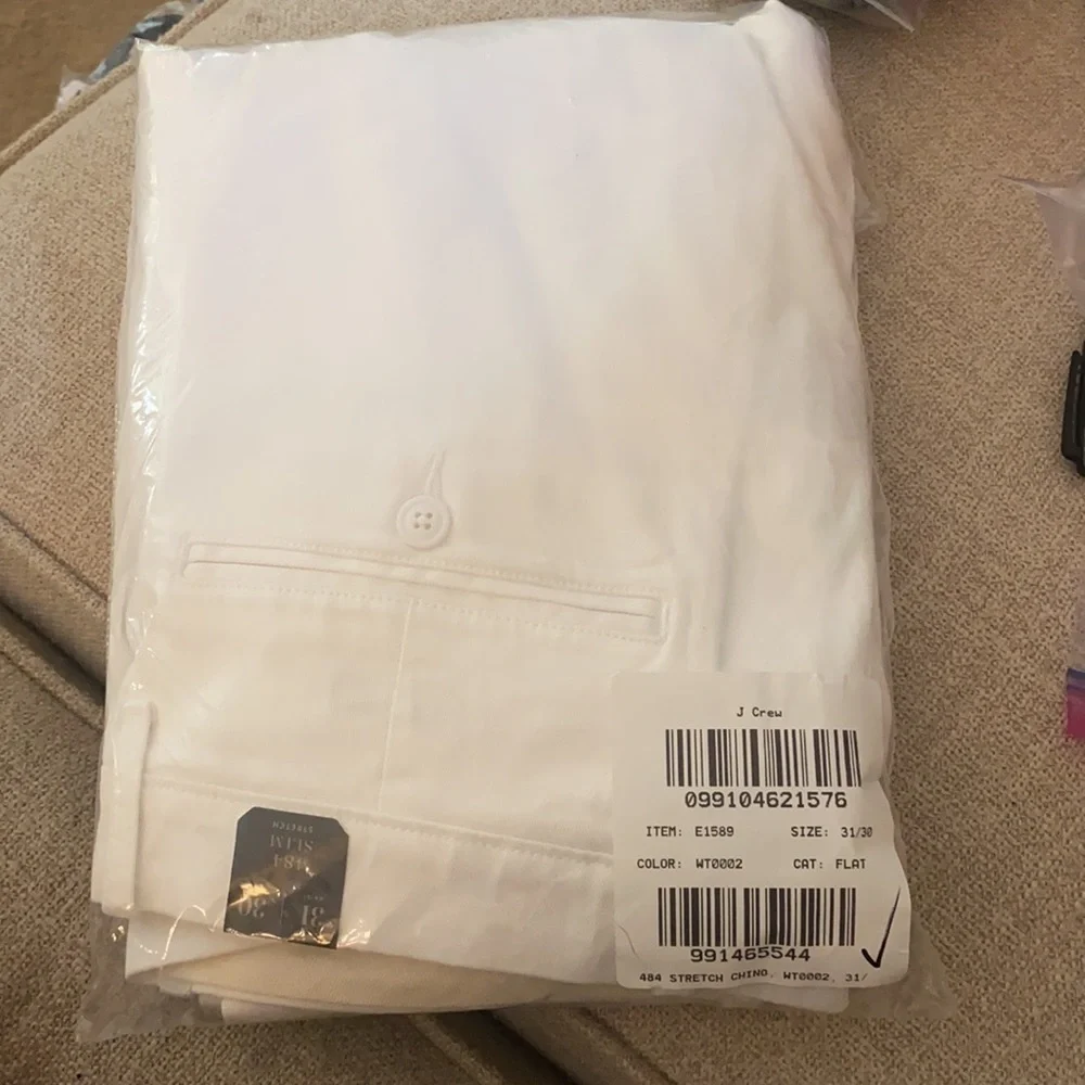 J Crew 484 Slim-fit stretch chino pant E1589